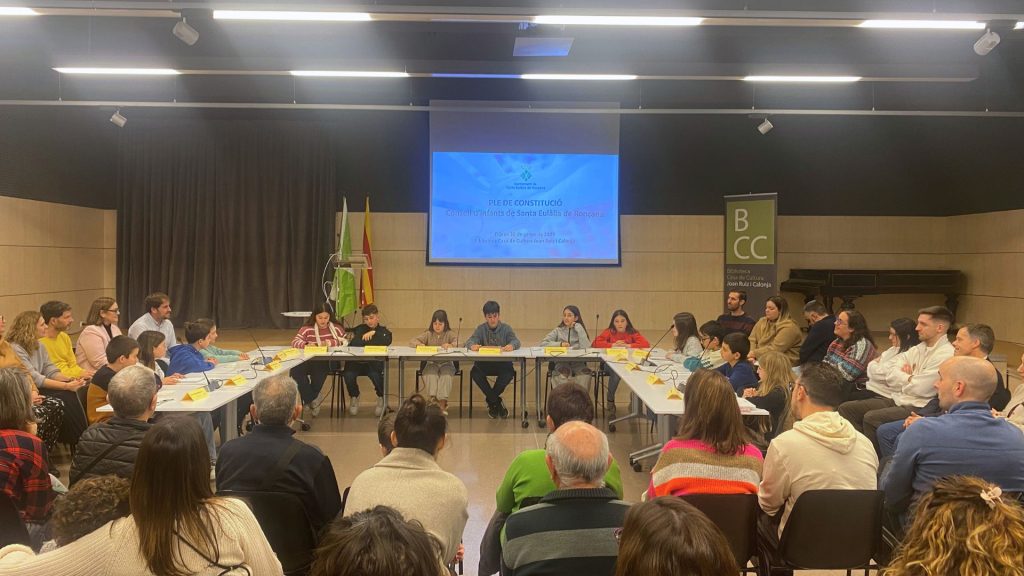 Acte inaugural del Consell d'Infants de Sta. Eulàlia de Ronçana