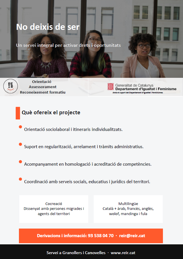 REIR_Flyers_NoDeixisDeSer_A5 REIR_Flyers_NoDeixisDeSer_A5