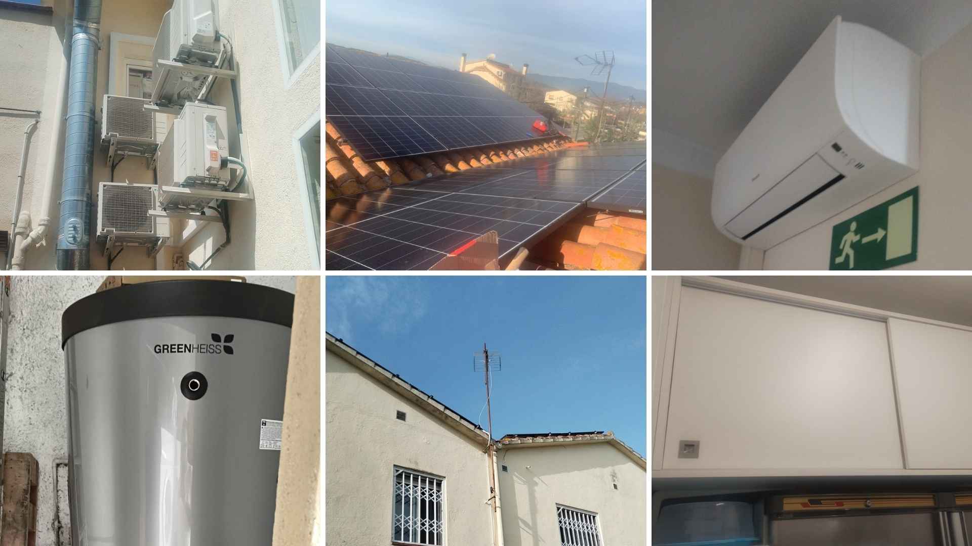 Reforma de la Vinya: instal·lació solar, climatització i bany